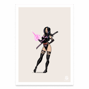 Psylocke Print Proof