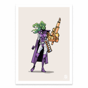 War Skull Print Proof