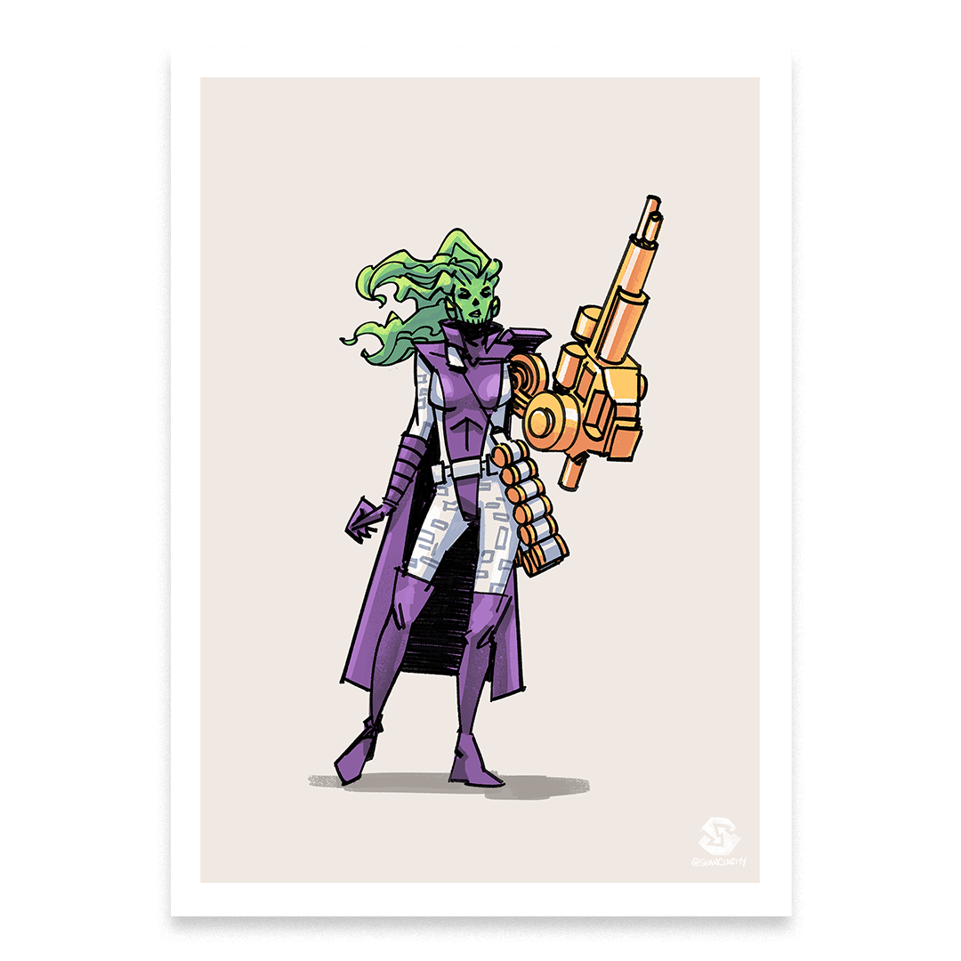 War Skull Print Proof